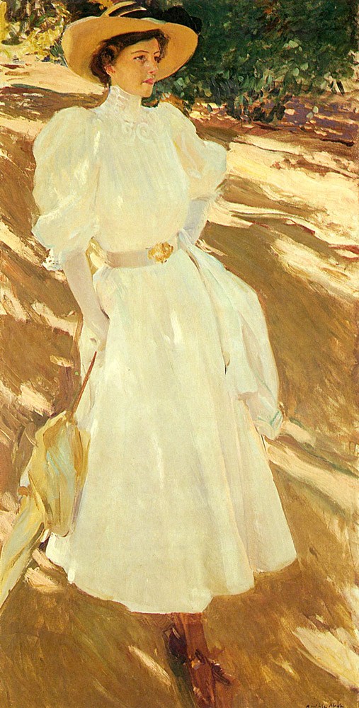 Joaquin Sorolla y Bastida Maria en La Granja [Maria at La Granja]